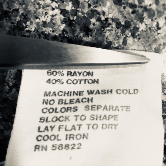 Vintage Neiman Marcus MSSP whimsical gray sweater/mini dress. Size 1 - Picture 7 of 7